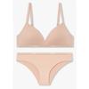 Women S Metallic Banding Padded Triangle Bra Panty Set 0825381505 0825311505