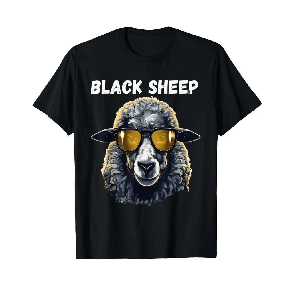 Black Sheep Squad T Shirt Outcast In Family Vintage Washed Homme Graphic Unisex Top For Everyday Wear Fashion Streetwear
