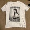 American Vintage Lana Del Rey Rare Design White Unisex Summer New Men's and Women's Streetwear