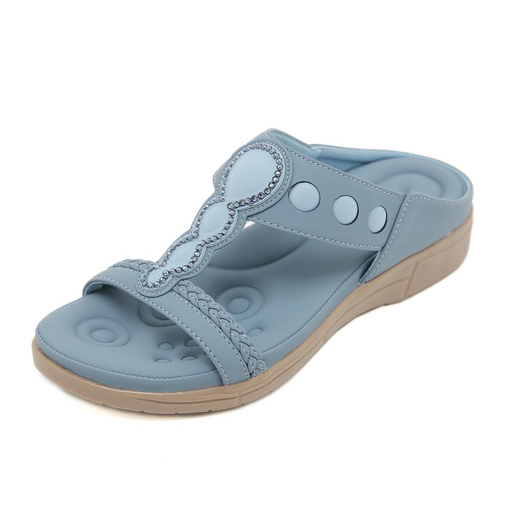 Women'S Sandals With Arch Support Comfortable Sandal Women Flip Flops Dressy Summer Walking Wedge Shoes Holiday Slippers