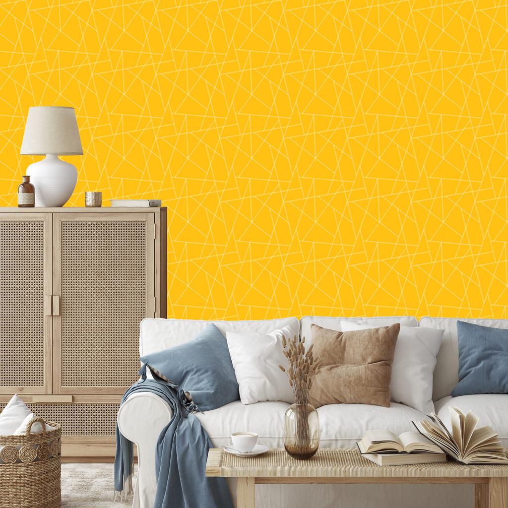 Wallpaper Geometric pattern gold, gold top 50x1000
