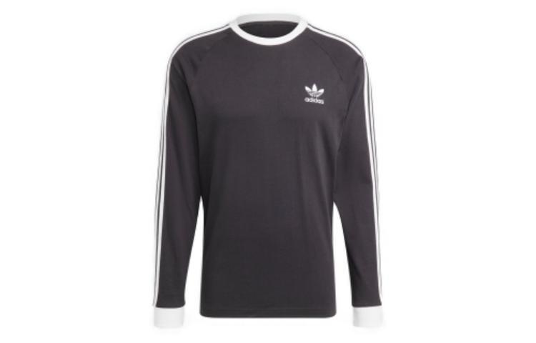 adidas Adicolor Series Trefoil Double Side Stripe Long Sleeve T-Shirt IA4877 L