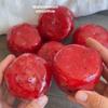 Juguete Blando Elástico de Sandía para Apretar Alivio del Estrés Juguete Fidget para Niños Adultos Divertida Pelota Anti-Estrés de TPR para Apretar