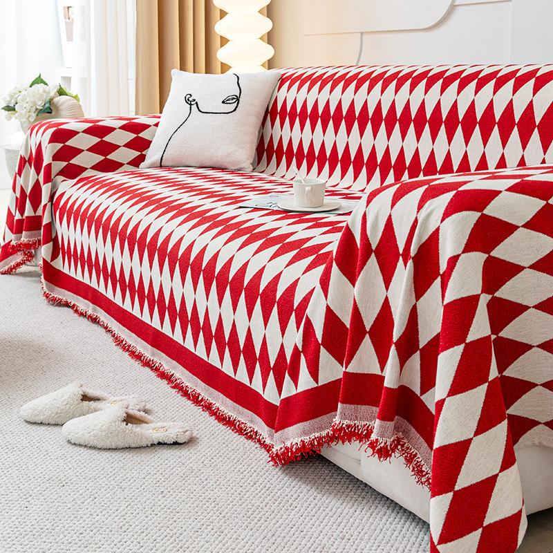Chenille Sofa Cover Towel Four Seasons Universal Simple Modern Net Red Sofa Cover Cloth All-Inclusive Universal Cover Backrest Cushion