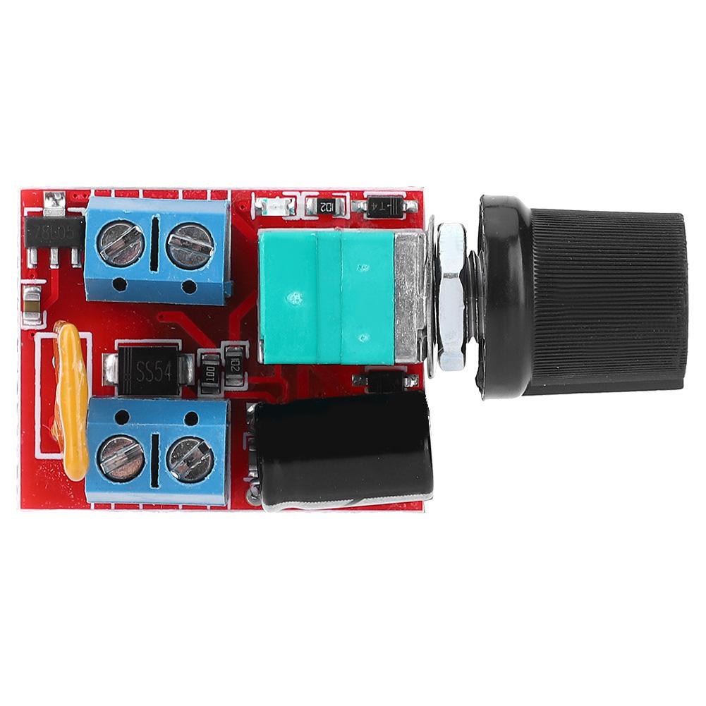 

Mini DC Motor Controller PWM 3V6V12V24V35V Speed Regulation Controller 5A