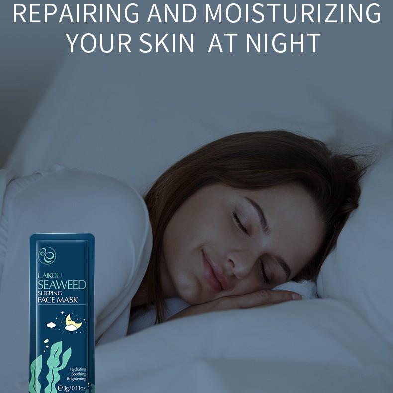 LAIKOU Masca de Noapte pentru Reîntinerirea Pielii cu Alge Marine-15 buc