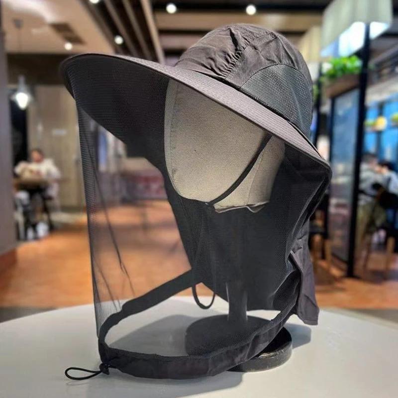

Outdoor Anti Mosquito Hat Summer Anti UV Sun Protective Fishing Cap Breathable Mesh Face Cover Camping Hiking Insect Proof Hat