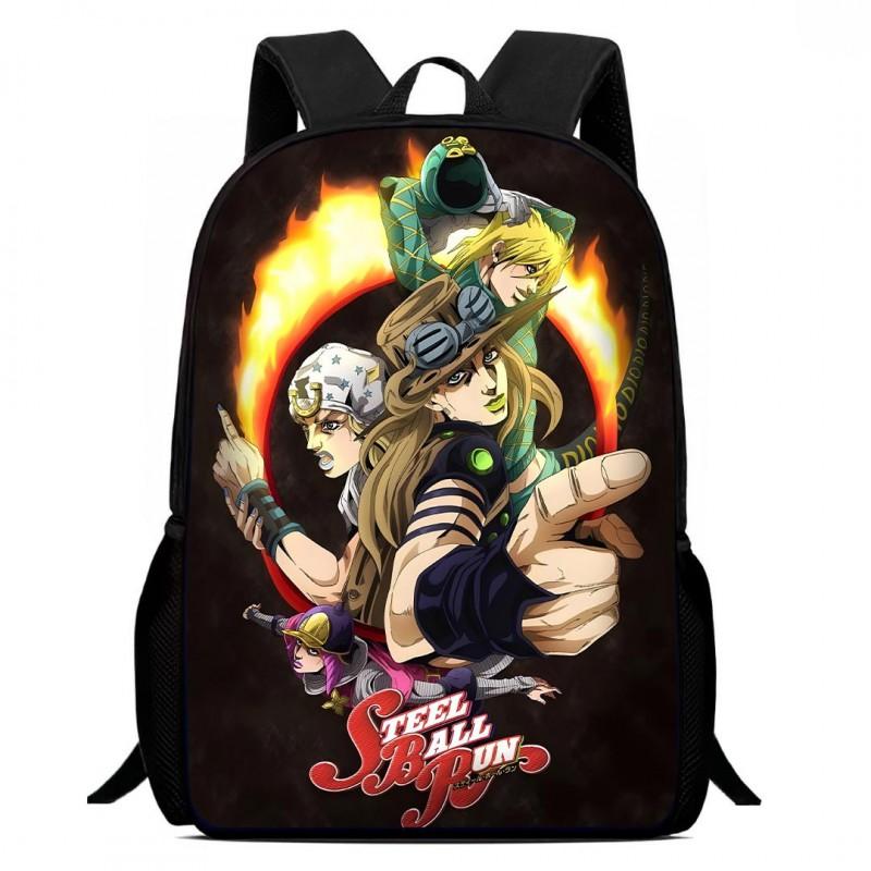 Zaino Scolastico per Bambini del Cartone Animato JoJo's Bizarre Adventure Leggero Ergonomico a Doppia Spalla Con Disegno Stampato Voti