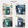 Large Capacity Flip Lid Trash Can for Restaurant, Kitchen, and Office