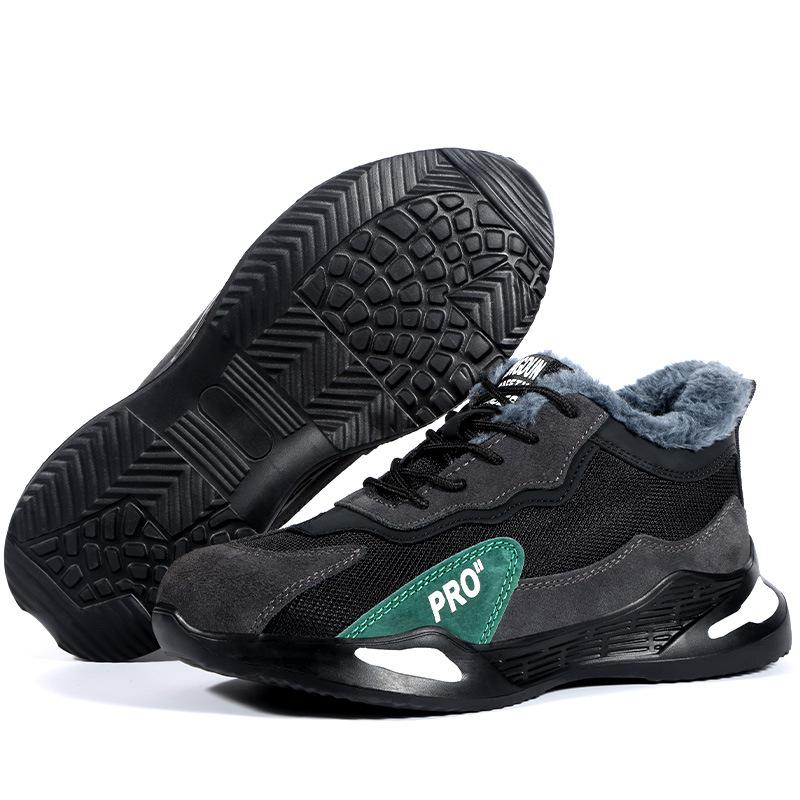 Fashion Man Safety Shoes Puncture-Proof Work Sneakers Lightweight Work Shoes Men Steel Toe Shoes Safety Boots Indestructible Shoes