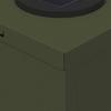 Solar LED Path Light 2 Pcs Olive Green Cold Rolled Steel