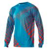 Mens Long Sleeve Mountain Bike Cycling Jersey Quick Dry Off-Road Racing Top Trail Riding
