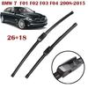26"+18" Front Wiper Blades for BMW 7 Series F01/F02/F03/F04 2008-2015, BMW 5 F10, BMW 6 F06, BMW X3 F25, BMW X5 E70