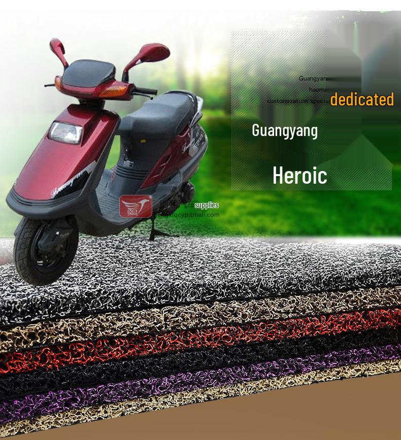 Compatible with Kymco Hao Mai GY6-125 Footrest Pad and Special Coil Mat for Electric Vehicle.