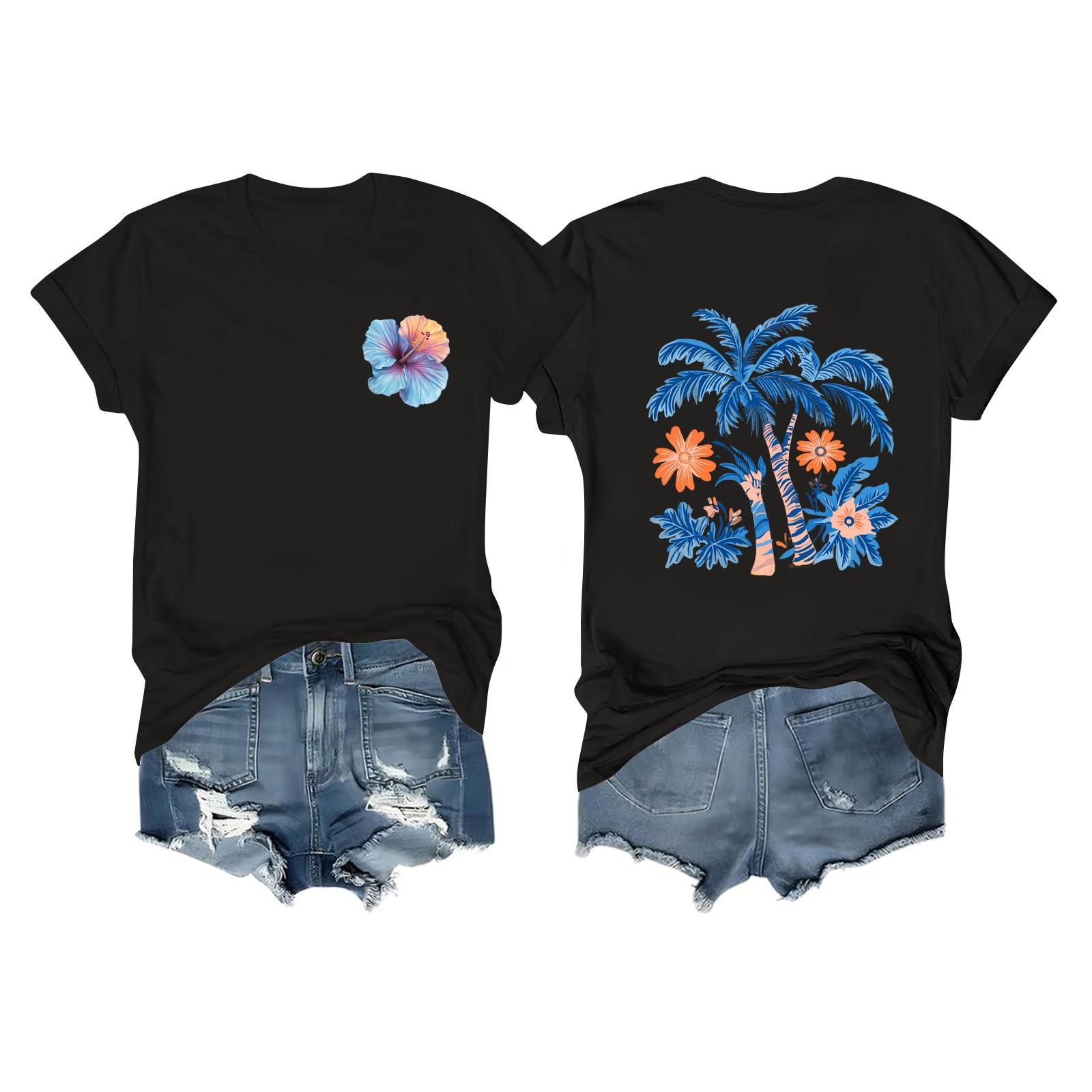 

Футболки для малышей, девочек и мальчиков, детские футболки с короткими рукавами и принтом для мальчиков и девочек 140 чёрный