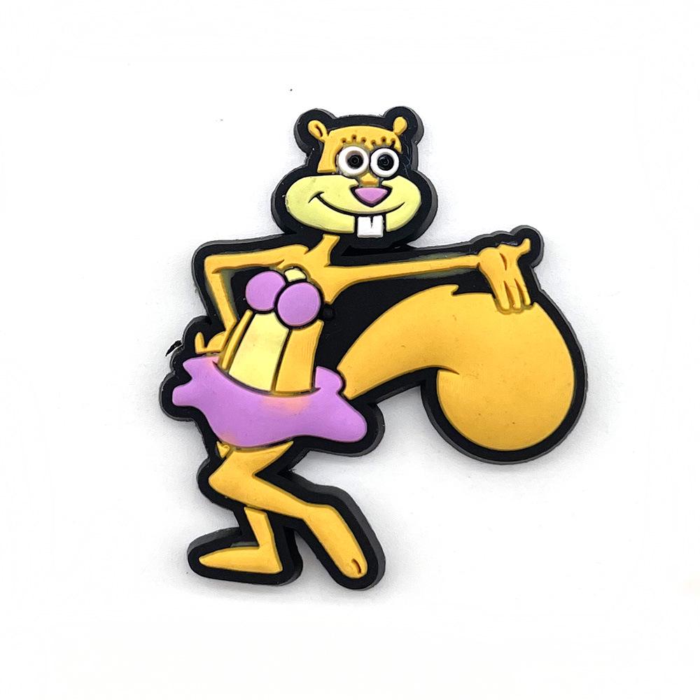 

Губка Боб Мультяшные Шармы для Обуви Клоги - Милые ПВХ Мягкие Резиновые Украшения для Пляжной/Садовой Обуви