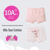 Girls' Cartoon Pattern Cotton Boxer Briefs - Thin, Antibacterial, Four Seasons Toddler & Young Child Style