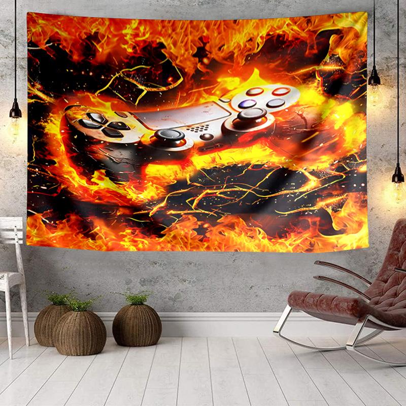Galactic Gaming Game Controller Tapestry, Unique Design Tapestry, Wall Decor for Bedroom,Livingroom, Playroom,Heartwarming Fan Holiday Gifts
