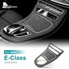 Italy Super Suede Cover For Mercedes Benz E Class W213 2016-2018 Car Center Console Gear Shift Panel Sticker Trim Accessories
