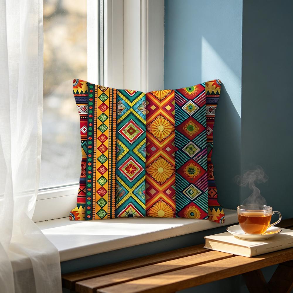 Ethnic EEthnic elementing Cushion Cover Cushion Cover Set Pcs x x x Pillowcase Decorative Sofa Home Decor