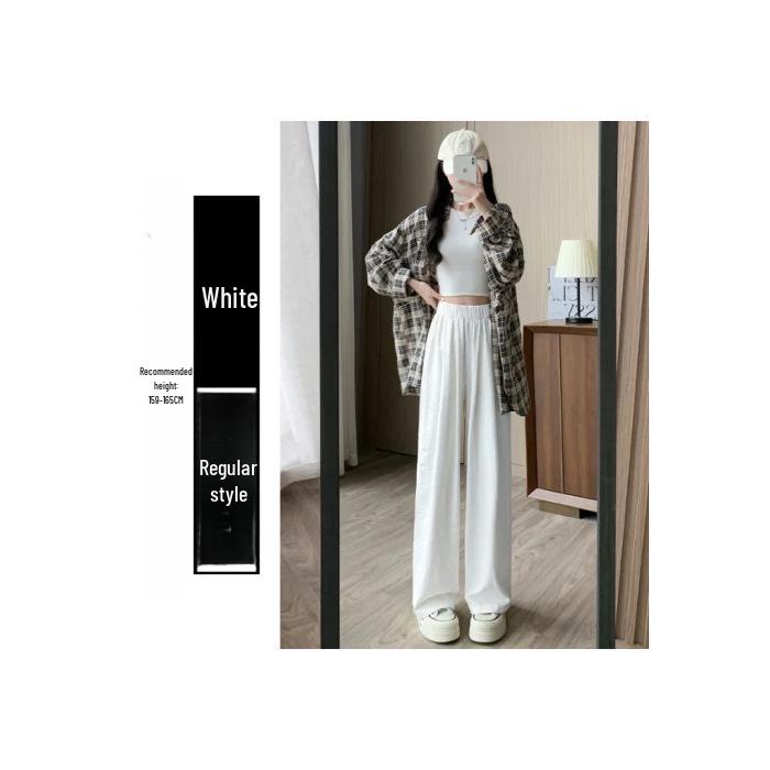 Southeast Asian Cotton & Linen Wide-Leg Lazy Summer Pants