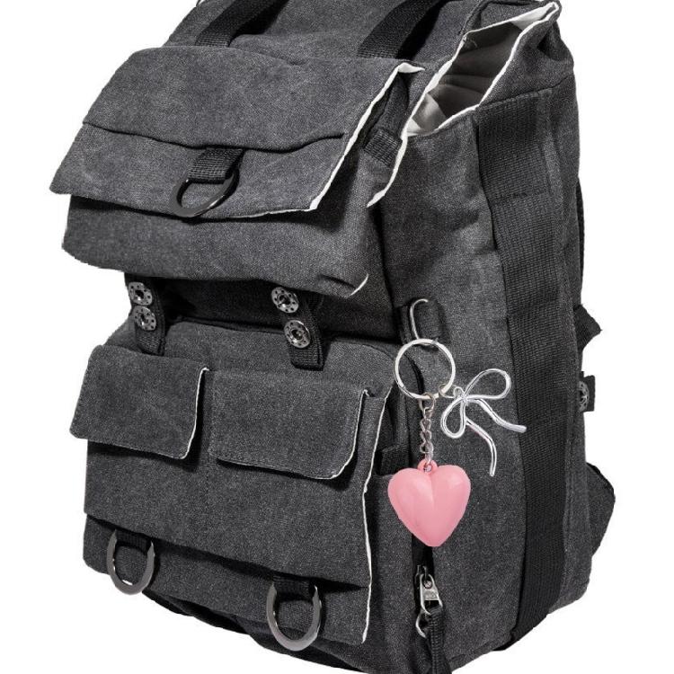 Trendy Heart Bowknot Keychain Unique Keyring Trendy Bag Decoration Female Fashion Jewelry Pendant Accessory for Women