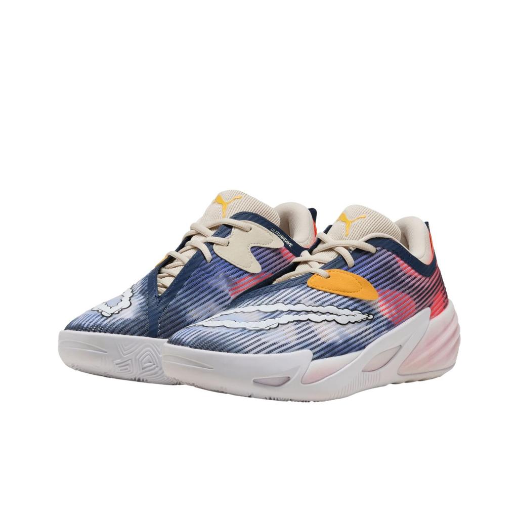 Puma All-Pro Nitro 2 Hooptopia Unisex Sneakers Blue Persian-Blue Glowing-Red 312303-01
