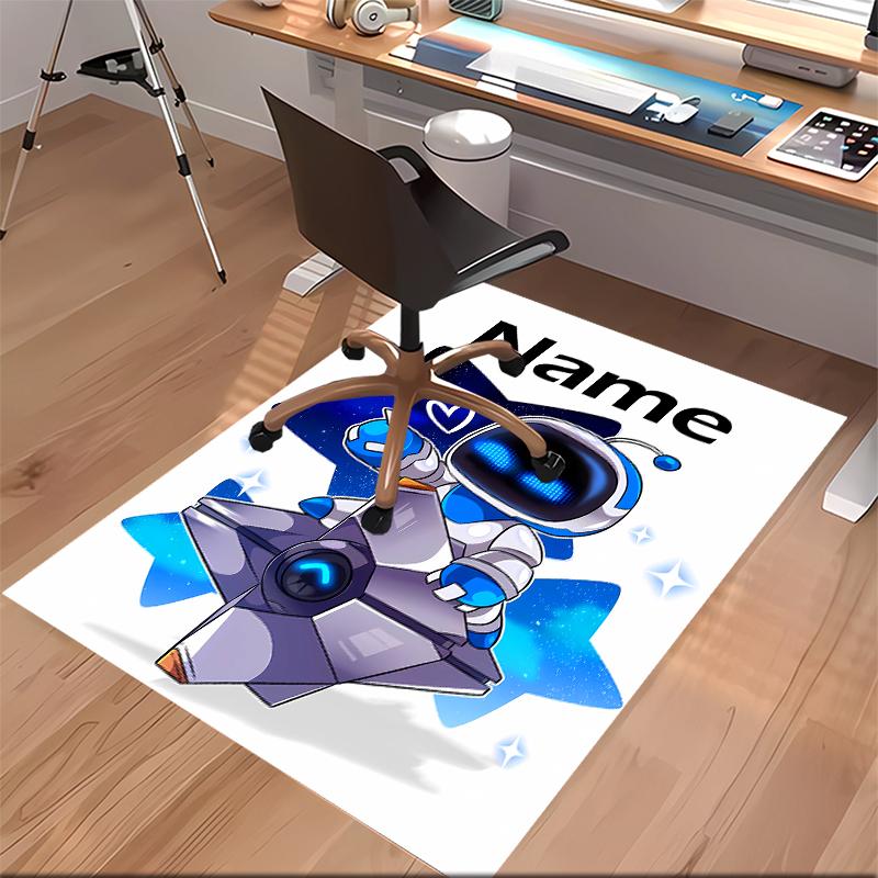 Custom personalization Astro Bot Print Area Rug - Soft, Washable Non-Slip Indoor Mat,Living Room,Home&Office Decorative Rug