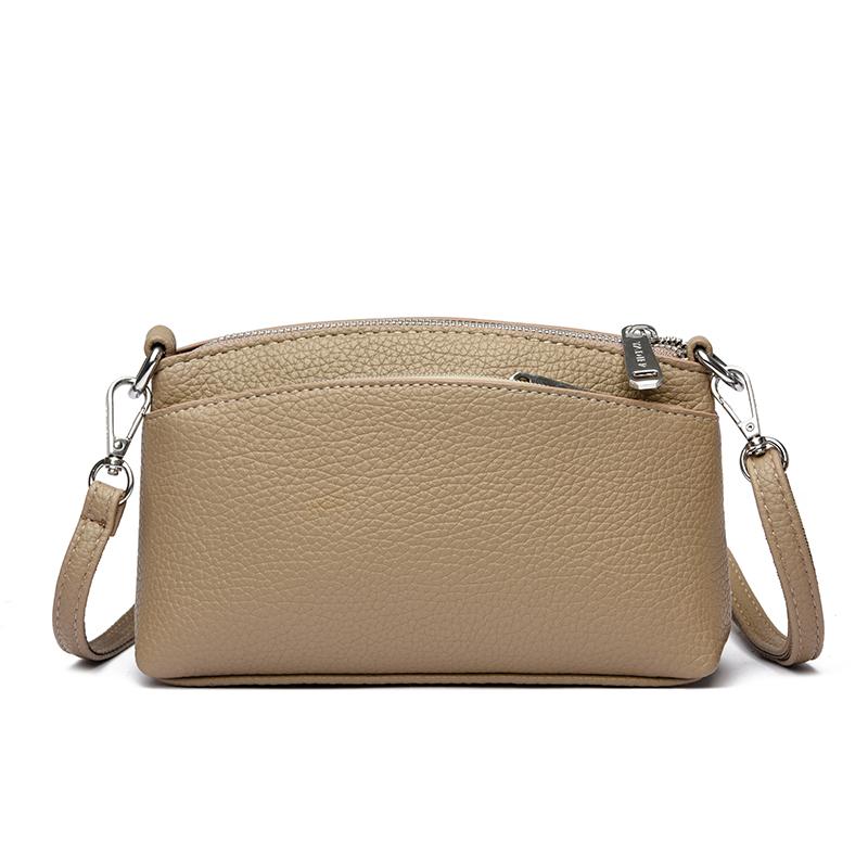 New Women'S Shoulder Purse Bag Fashion Atmosphere Crossbody Messenger Bag Women'S Small Mother Handbag Soft Leather Bags