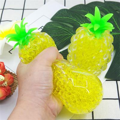Pineapple TPR Spongy Bead Decompression Pineapple Decompression Toy Pressure Reliever 10ml Stress Relief Toys