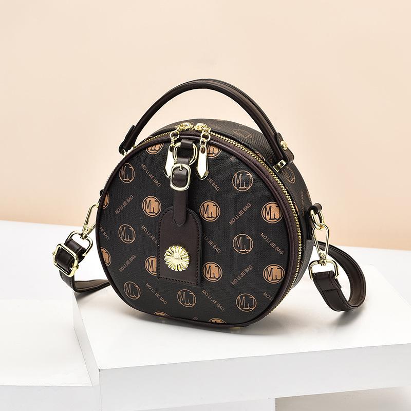 

Новые прямые продажи женских маленьких круглых сумок, модная летняя круглая женская сумка, универсальная роскошная сумка через плечо, сумка через плечо