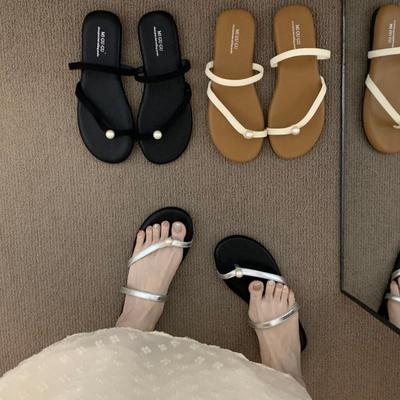 Fashion New Popular Women Slipper Woman Summer Flat Heels Roman Shoes Low Heels Sandals Footwear Women's Gladiator Open Toe Beach Ladies