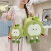 Winter Cute Apple Canvas Shoulder Bag For Students Compact Stylish Daily Carry