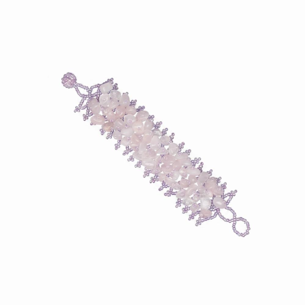 Fairycore Gravel Stone Bracelet Folkways Bohemian Beaded Cuff Resort Photo Props