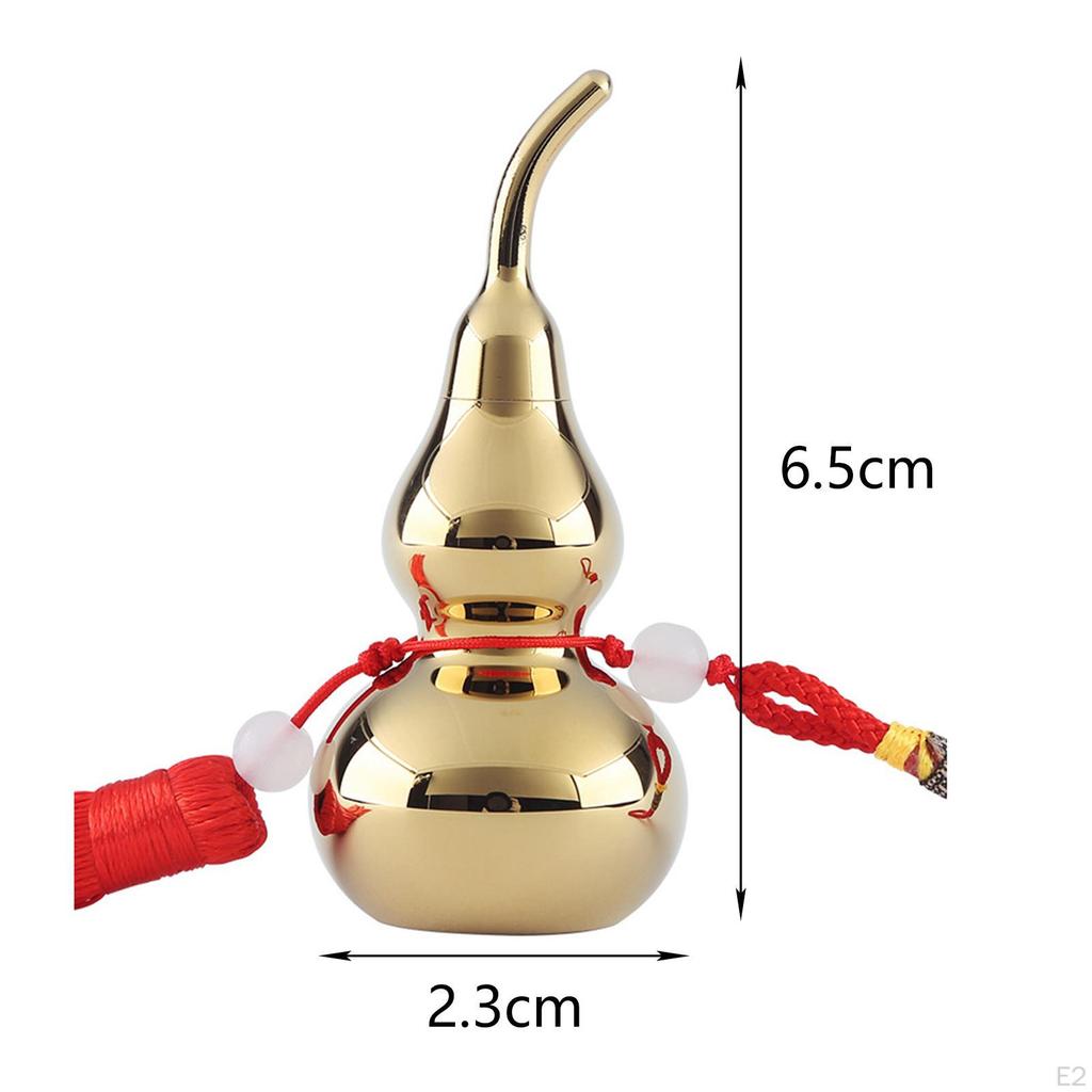 Traditional Brass Gourd Success Ornament Calabash for The Garden
