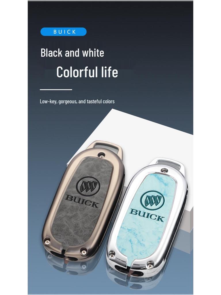 Buick Key Case for Regal, Envision, Enclave - 2022 Model Shell & Buckle