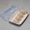 10/20Pcs Disposable Taco Holders for Parties Sturdy Taco Tray Holder with Dividers Eco-Friendly Taco Plates Packaging Box for Events Taco Bar Serving