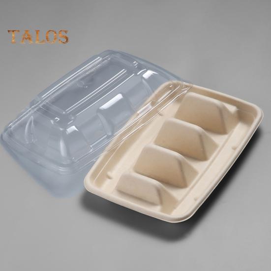 10/20 stk engangs tacoholdere for fester Robust tacobrettholder med skillevegger Miljøvennlig tacotallerken emballasjeboks for arrangementer Tacobarservering