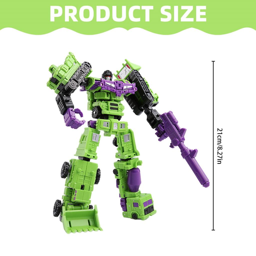 Deformation Toys 6 In 1 Mini Combiner Action Figure Robot Toys War for Cybertron Figure Gift Set
