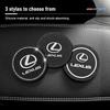 2Pcs Silicone Car Cup Mats Anti Noise Coaster Auto Accessories For Lexus F-SPORT ES RX NX LS UX LM LX GX LC RZ IS CT GS RC HS