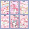 Melody Cartoon Sliding ID Card Holder for Students & Workers