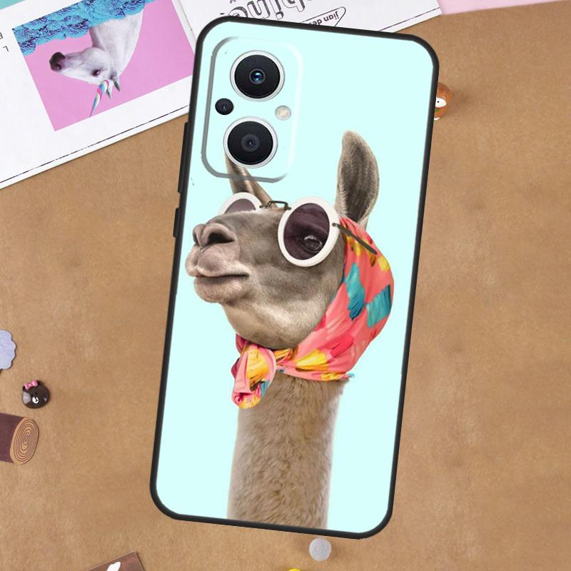Lama Llama Alpaca For OPPO Reno 11F 12F 13F 14F 10 11 12 13 14 Pro 7 8 Lite 8T OPPO Find X5 X6 X8 X9 Pro Case