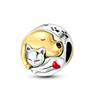 copper Golden Charm Crown Family Tree Safety Chain Hollow Bead Charms Compatible With Authentic Bracelets Women Jewellery Do It Yourself