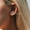 MODIAN D 1CT Moissanite Stud Earrings 925 Silver Brilliant Round Cut Lab Created Diamond Jewelry For Women