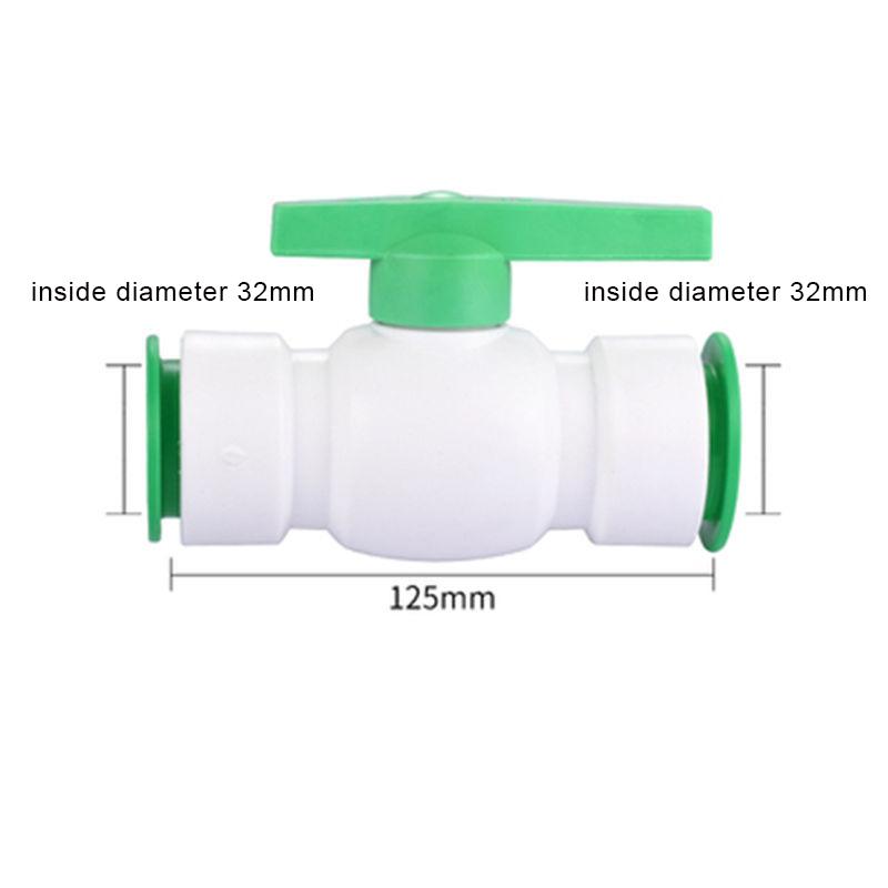 1pcs PVC Pipe  No Soldering Socket Ball Valve Coupler Adapter Watering Connectors Garden Irrigation Aquarium Fish Tank Joint