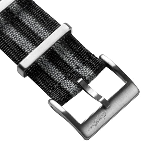 WatchGecko Ridge Military Nylon Watch Band - Stylish and Durable Bond - 20mm