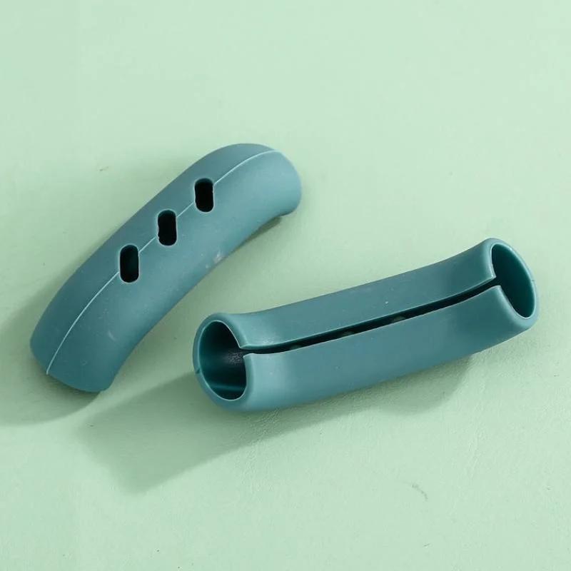 

2 шт. Силиконовые прихватки для ручек, держатели, ручки для чугунных сковород, термостойкие, нескользящие, рукава для ручек кастрюль зелёный