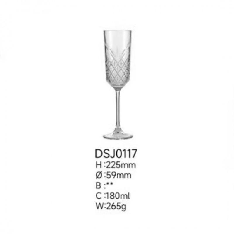 European Classical High-Stemmed Martini Glass - Artistic Cocktail & Wine Glass for Bars