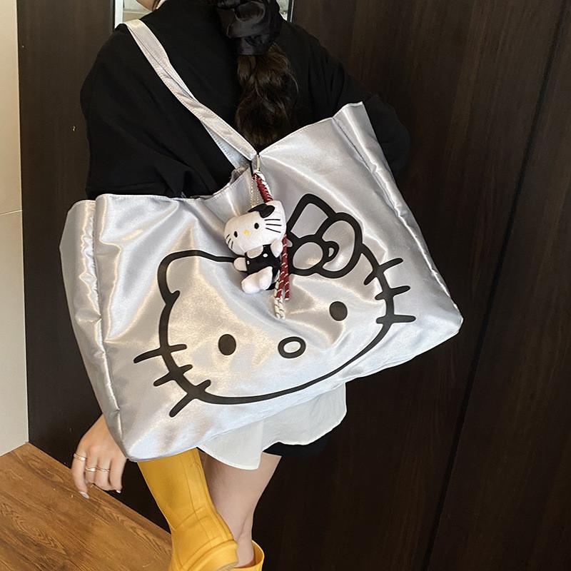 Hello Kitty Style Large Capacity Bag With Pu Material For Daily Use And Student Fashion