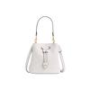 Rowan 21 Logo Leather Tote Bag Small Women Tote Bags White CBH06-IMCHK